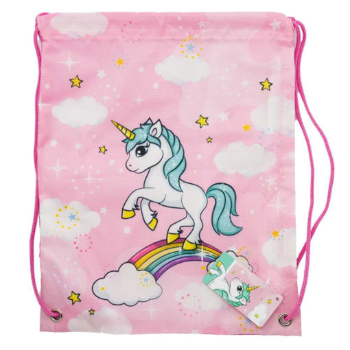 Picture of UNICORN RAINBOW INSULATED DRAWSTRING BAG